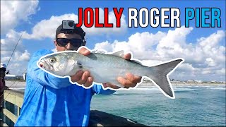 Jolly Roger Pier Fishing Topsail NC [upl. by Idnahr]