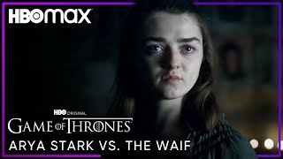 Arya Stark vs The Waif  Game of Thrones  HBO Max [upl. by Adriell]