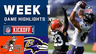 Browns vs Ravens Week 1 Highlights  NFL 2020 [upl. by Notserc]