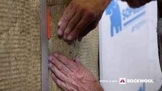 How to Install ROCKWOOL CAVITYROCK® with Cascadia Clip [upl. by Enyrb]