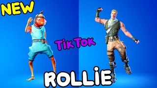 FORTNITE ROLLIE EMOTE TIKTOK [upl. by Ahseeyt]