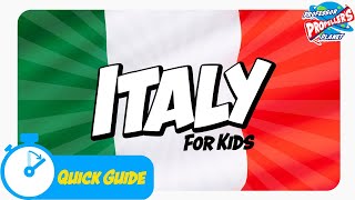 Italy for Kids Fun and facts [upl. by Erkan]