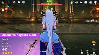 C0 Lvl 80 Ayaka w Free Sword vs Lvl 90 Childe [upl. by Aisel]