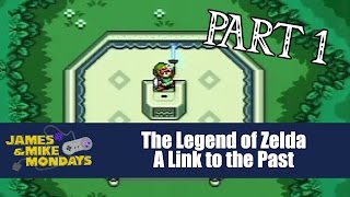 Link to the Past SNES Part 1  James amp Mike Mondays [upl. by Elleral]