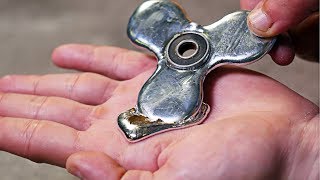 EXPERIMENT with GALLIUM FIDGET SPINNER [upl. by Rutra68]