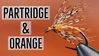 Partridge And Orange Soft Hackle Fly Pattern Fly Tying Tutorial [upl. by Einafpets802]