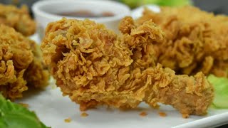 Crispy Fried Chicken WITHOUT SKIN by Lively Cooking [upl. by Idrahs]