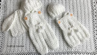 Easy crochet baby overallcraft amp crochet baby rompers [upl. by Ettie688]