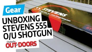 Unboxing Stevens 555 overunder shotgun [upl. by Yrokcaz351]