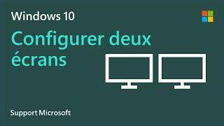 Comment configurer plusieurs écrans sur Windows 10  Microsoft [upl. by Kessel300]