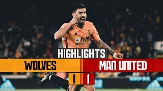 NEVES WONDERGOAL  Wolves 11 Manchester United  Highlights [upl. by Raquel674]