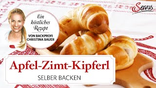 Winterliche ApfelZimt Kipferl von Christina Bauer [upl. by Morten]