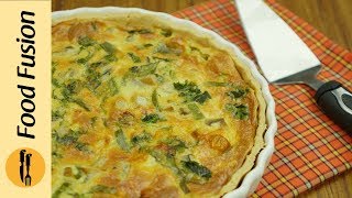 Chicken Quiche Recipe By Food Fusion [upl. by Luebke]