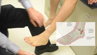 Anterior Drawer  Ankle ATFL [upl. by Audres]