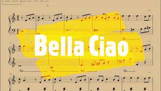 Bella Ciao  spartito gratis per pianoforte [upl. by Attolrahc928]