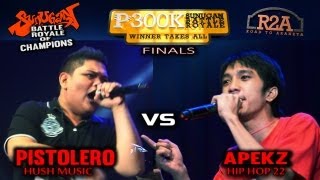 R2A  APEKZ VS PISTOLERO FINALS for 300K backed by Manila Symphony Orchestra [upl. by Kinney]