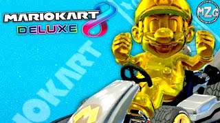 How to Unlock GOLD MARIO and 200cc Tips  Mario Kart 8 Deluxe Gameplay [upl. by Applegate]