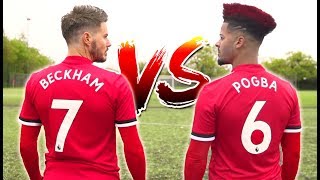 DAVID BECKHAM VS PAUL POGBA [upl. by Bilac427]