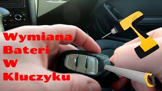 Audi A4A5Q5 B8  Wymiana baterii w kluczykuReplacing the battery in the key DIY [upl. by Nuy]