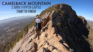 Camelback Mountain  HYPERLAPSE  Start to Finish  Phoenix AZ [upl. by Ahsinid]