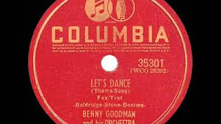 1939 HITS ARCHIVE Let’s Dance  Benny Goodman [upl. by Yeniar686]