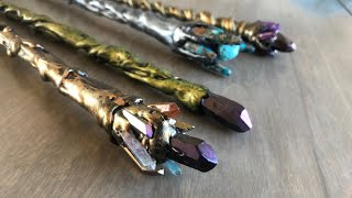 Real quartz crystal wand tutorial [upl. by Ashlie]