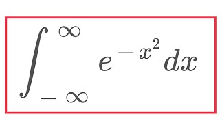 Gaussian Integral [upl. by Ydal]