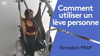 Comment Utiliser un lève personne  Formation ADVF [upl. by Salvidor]