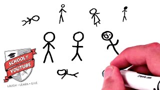 How to Draw a Stick Figure School of Youtube [upl. by Nadia959]