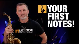 Saxophone Lesson  Beginner Saxophone  First Notes [upl. by Aw298]