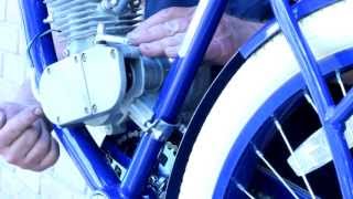 How To Build Motorized Bicycle Part 4  Install amp Align Rear Sprocket and Mount Motor [upl. by Ynamrej]