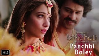 Panchhi Bole  Romantic Song  Baahubali  The Beginning  Prabhas Tamannaah [upl. by Fredella]