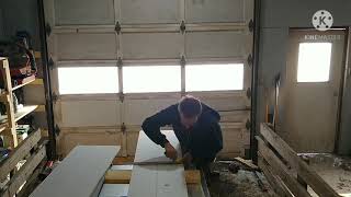 Insulating an Old Wood Garage Door [upl. by Allehc]