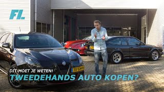 TWEEDEHANDS AUTO KOPEN  DIT MOET JE WETEN [upl. by Kara889]