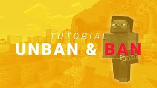 How to Ban and Unban Minecraft Players [upl. by Eirena461]