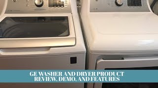 GE Washer and Dryer Product Review Demo and Features [upl. by Atinar]