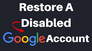 How To Request To Restore Your Google Account [upl. by Novj629]