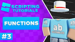 Functions  Roblox Scripting Tutorial [upl. by Aneert]