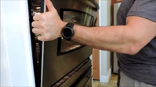 How To Remove and Reinstall Oven Door Easy [upl. by Ytomit]