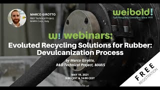 Evoluted Recycling Solutions for Rubber Devulcanization Process Webinar Recording [upl. by Clova]