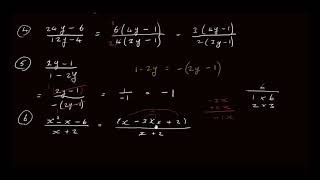 Simplifying Algebraic Fractions using Factorising [upl. by Lillie]