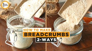 Homemade Bread Crumbs 2 Ways Recipe By Food Fusion [upl. by Ursa]