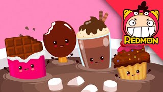 Chocolate Song  Food songs  Nursery rhymes  REDMON [upl. by Hailey]