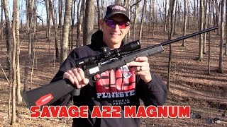 Savage A22 Magnum  Rifle Review [upl. by Atilol]