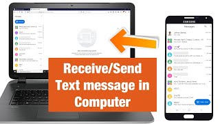 How to SendReceive Text Messages from Computer [upl. by Tisman]