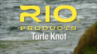 Turle Knot Tying Instructions  RIO Products [upl. by Aicilef]