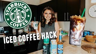 HOW TO MAKE STARBUCKS ICED COFFEE AT HOME  BRENNA LYONS [upl. by Erhart]