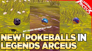 The New Pokeballs in Pokemon Legends Arceus [upl. by Khichabia]