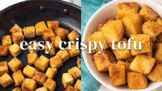 Easy CRISPY Tofu [upl. by Ayahsey]