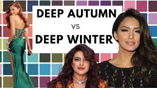 DEEP AUTUMN VS DEEP WINTER DIFFERENCES amp SIMILARITIES [upl. by Aneehsit705]